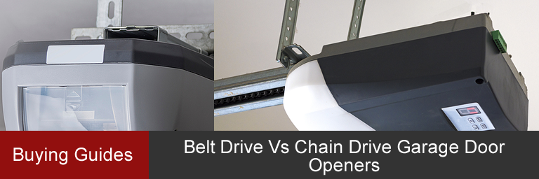 Belt Drive Vs Chain Garage Door, Chain Drive Garage Door Opener Vs Belt