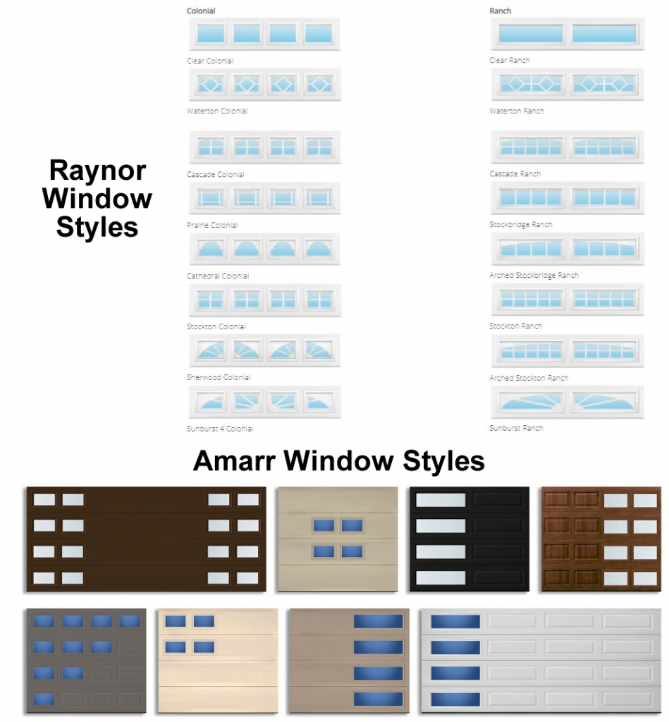 amarr-vs-raynor-window-styles