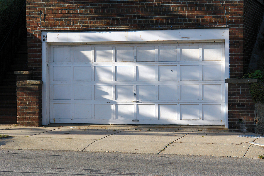 old garage door insulation